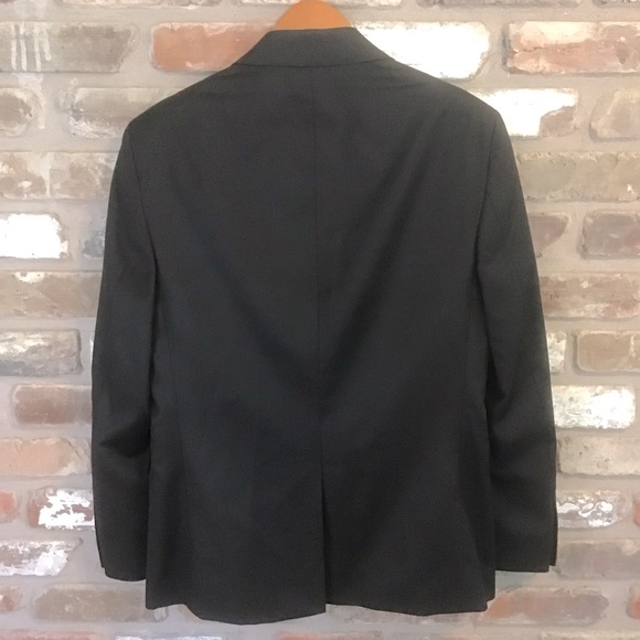 CALVIN KLEIN Men’s Black Two Button Blazer S Regular - Picture 2 of 5